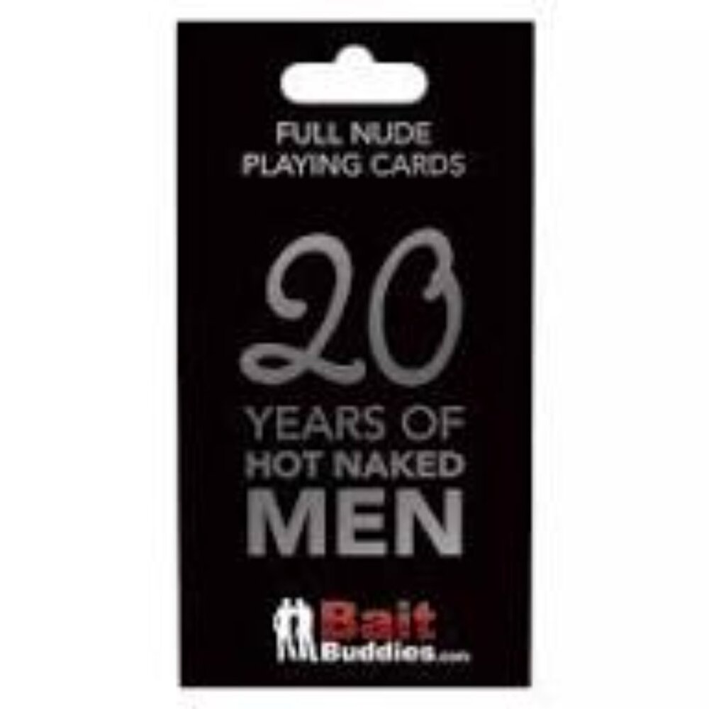 20 Years of Hot Naked Men - Nude Male Playing Cards